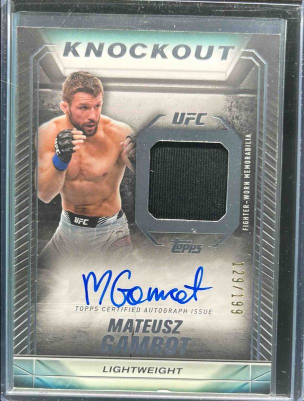 2024 Topps Knockout UFC #KAR-MGT Knockout Autographs Relics /199
