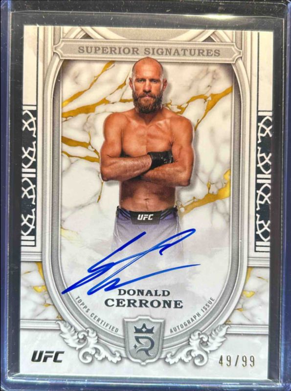2024 Topps UFC Royalty #SS-DCE Superior Signatures /99