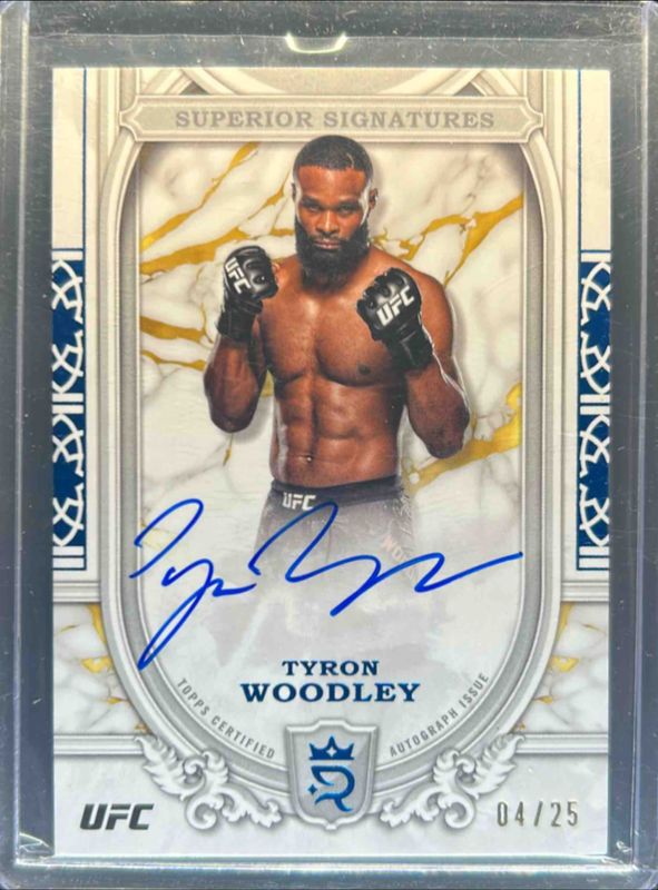 2024 Topps UFC Royalty #SS-TWY Superior Signatures - Blue /25