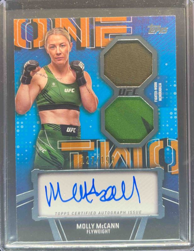 2024 Topps Knockout UFC #OTC-MMN 1 2 Combo Autographs Relics /199