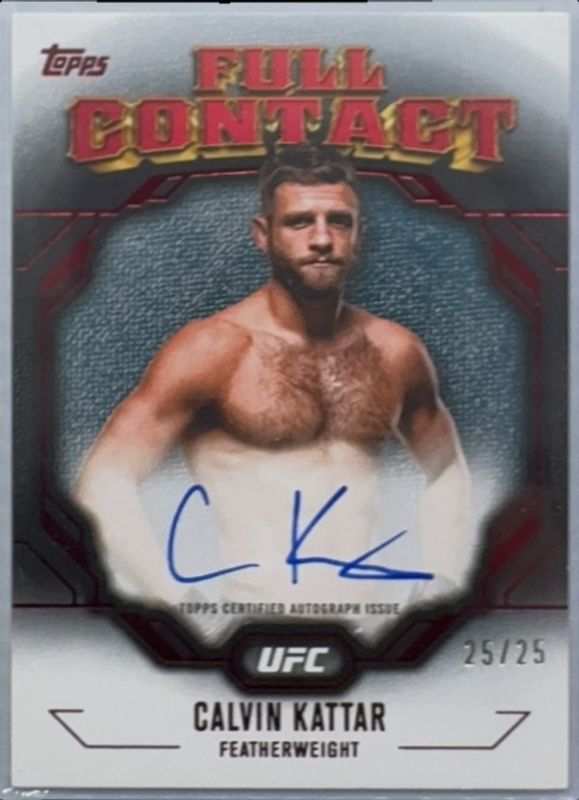 2024 Topps Knockout UFC #FCA-CKR Full Contact Autographs - Red /25