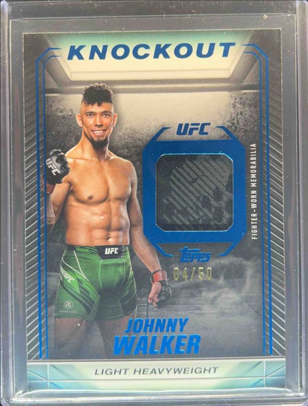 2024 Topps Knockout UFC #KR-JW Knockout Relics - Blue /50