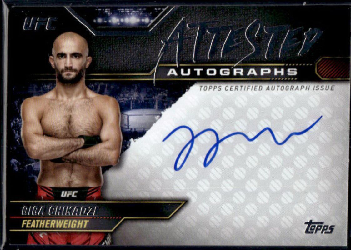 2024 Topps Knockout UFC #ATT-GCE Attested Autographs