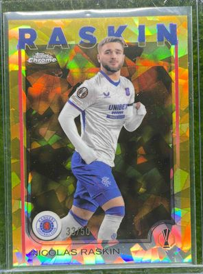2024 Topps Chrome Sapphire UEFA Club Competitions #155 Gold /50