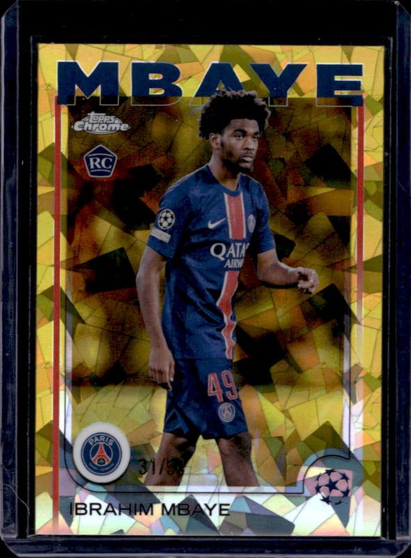 2024 Topps Chrome Sapphire UEFA Club Competitions #15 Gold /50