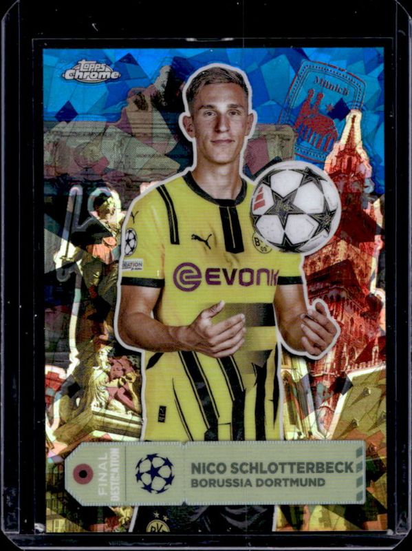 2024 Topps Chrome Sapphire UEFA Club Competitions #FD-15 Final Destination