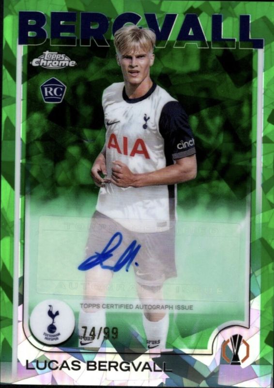 2024 Topps Chrome Sapphire UEFA Club Competitions #CA-LB Chrome Autographs - Green /99