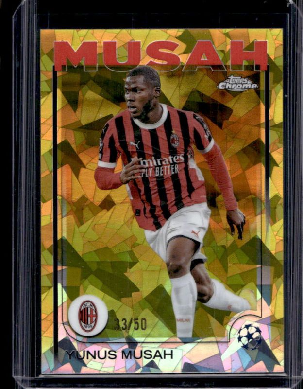 2024 Topps Chrome Sapphire UEFA Club Competitions #79 Gold /50