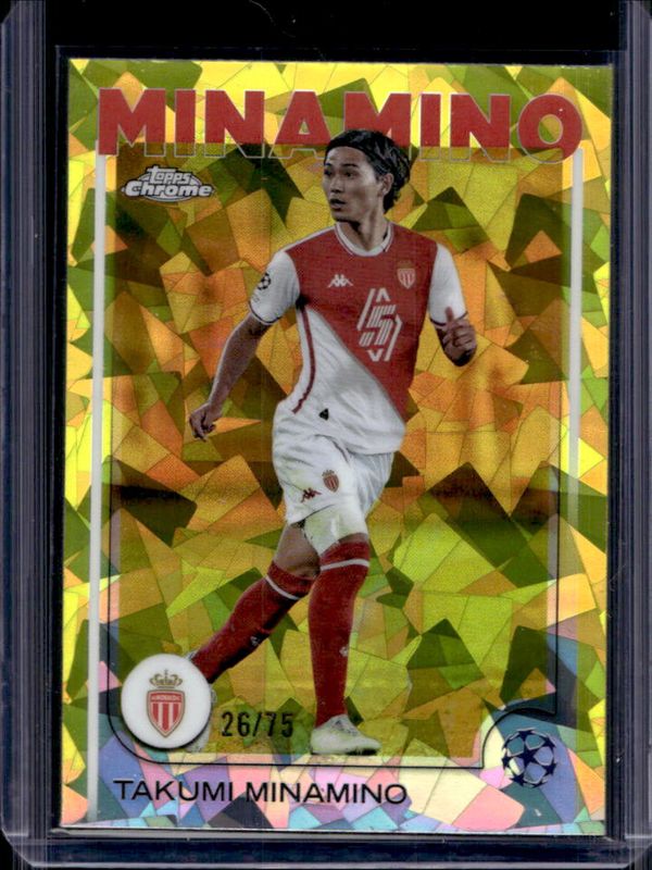 2024 Topps Chrome Sapphire UEFA Club Competitions #57 Yellow /75