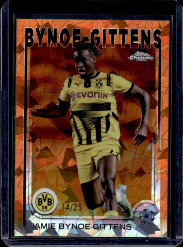 2024 Topps Chrome Sapphire UEFA Club Competitions #58 Orange /25