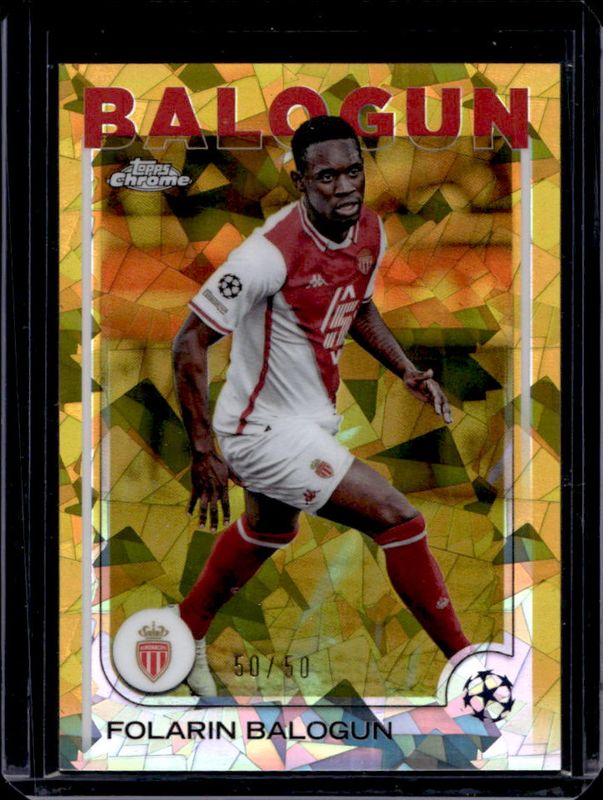 2024 Topps Chrome Sapphire UEFA Club Competitions #21 Gold /50