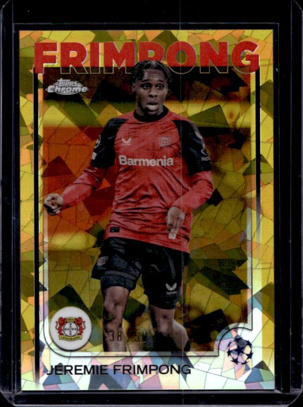2024 Topps Chrome Sapphire UEFA Club Competitions #78 Gold /50