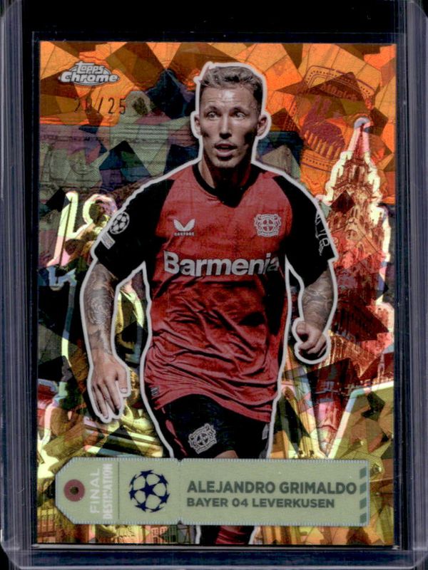 2024 Topps Chrome Sapphire UEFA Club Competitions #FD-35 Final Destination - Orange /25