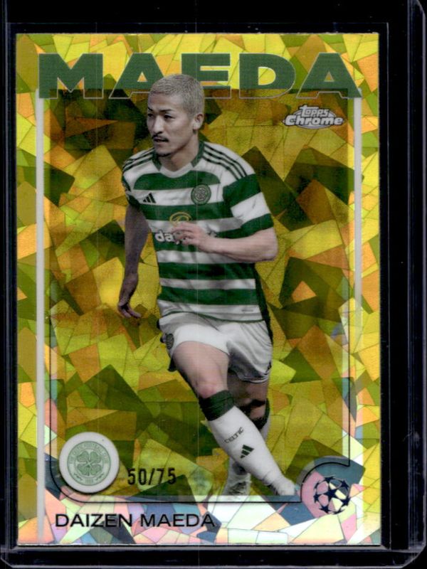 2024 Topps Chrome Sapphire UEFA Club Competitions #130 Yellow /75