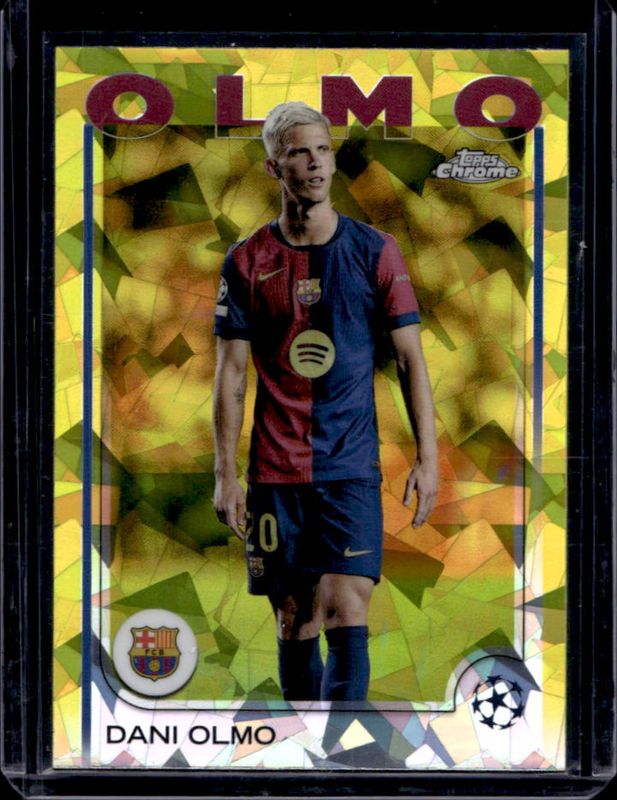 2024 Topps Chrome Sapphire UEFA Club Competitions #94 Yellow /75