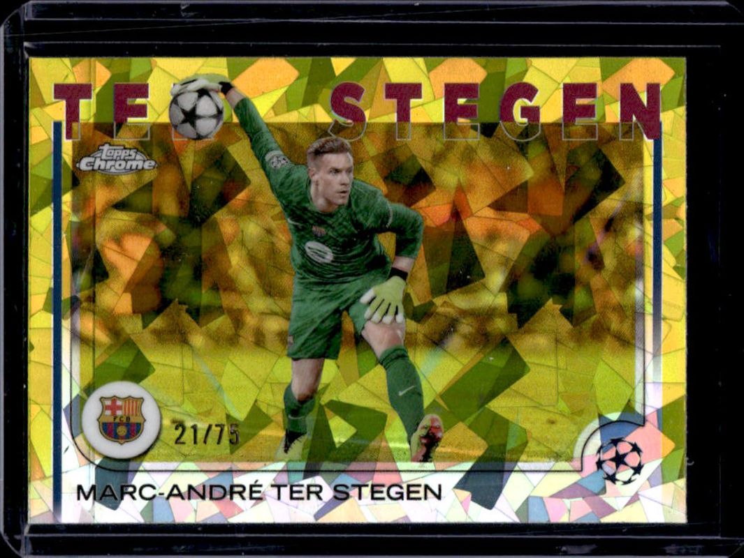 2024 Topps Chrome Sapphire UEFA Club Competitions #153 Yellow /75