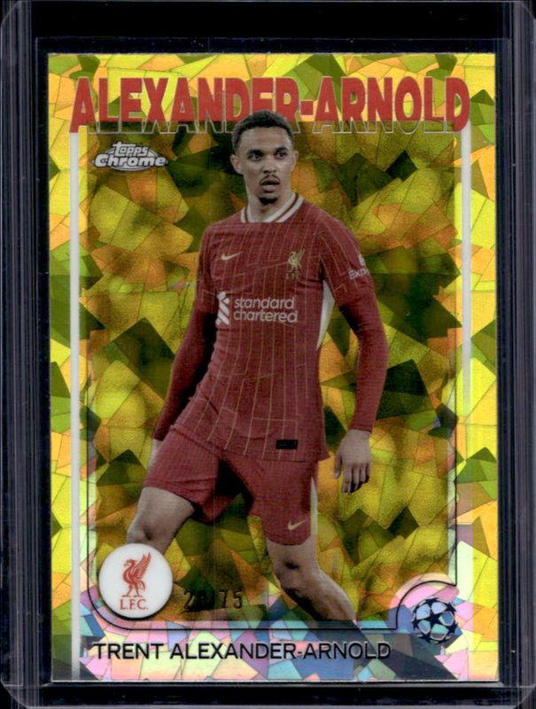 2024 Topps Chrome Sapphire UEFA Club Competitions #104 Yellow /75