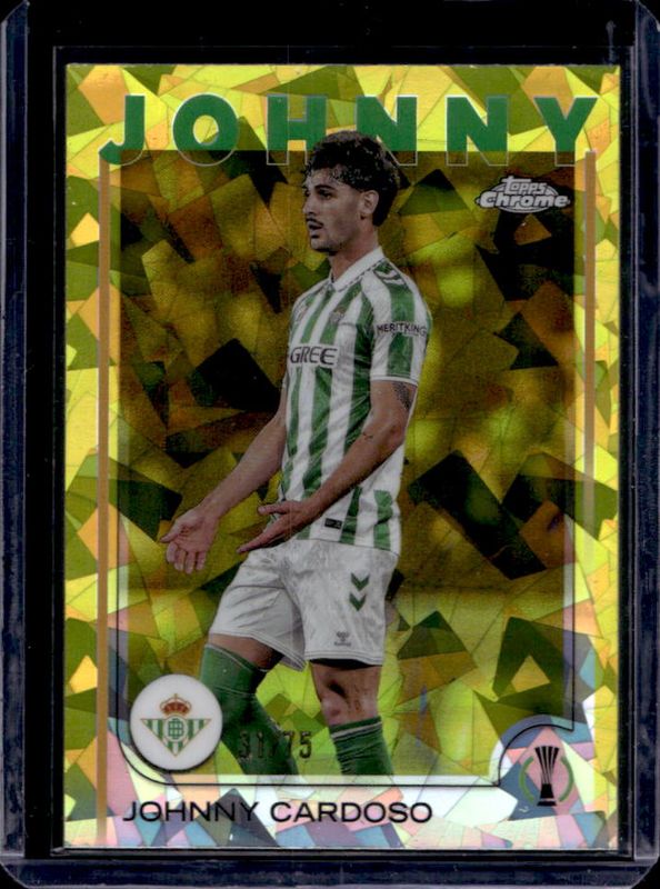 2024 Topps Chrome Sapphire UEFA Club Competitions #84 Yellow /75