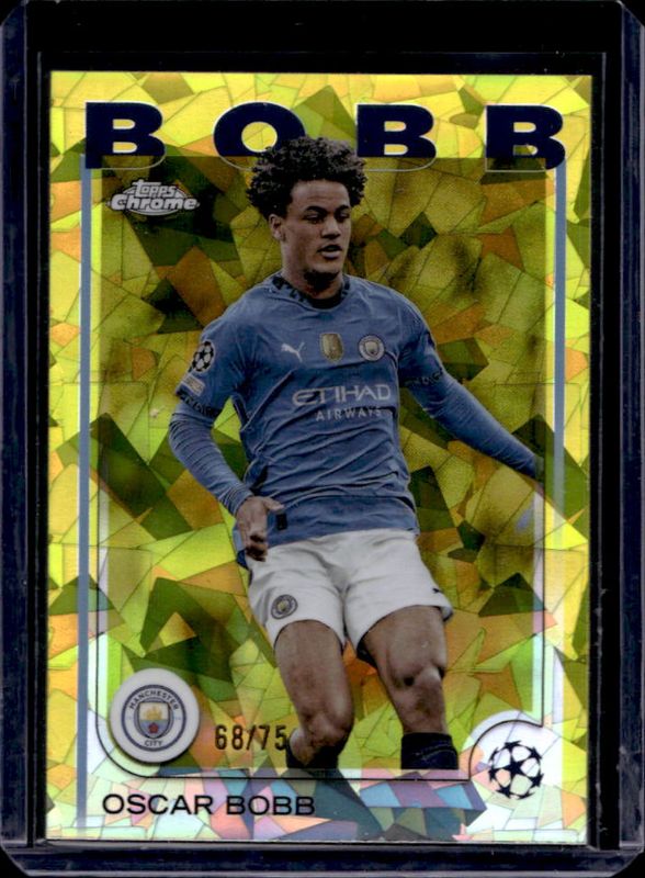 2024 Topps Chrome Sapphire UEFA Club Competitions #91 Yellow /75