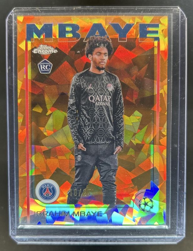 2024 Topps Chrome Sapphire UEFA Club Competitions #15 Image Variation - Orange /25