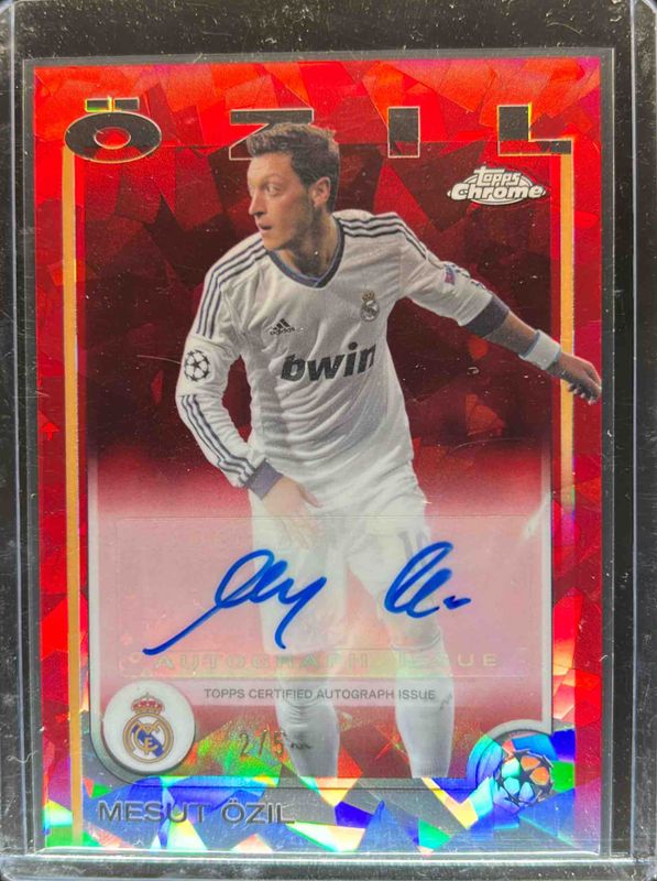 2024 Topps Chrome Sapphire UEFA Club Competitions #CA-OZ Chrome Autographs - Red /5