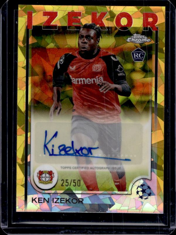 2024 Topps Chrome Sapphire UEFA Club Competitions #CA-KI Chrome Autographs - Gold /50
