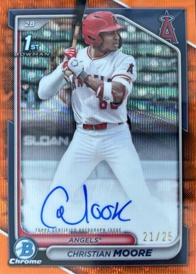 150枚限定 Bowman Christian Moore PSA 10 Christian Moore 2024 Bowman Draft #CPA-CM Chrome DP Auto