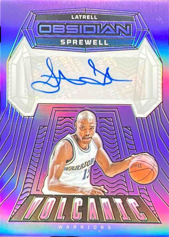 2023 Obsidian #TBD Volcanic Signatures - Electric Etch Purple Flood /49