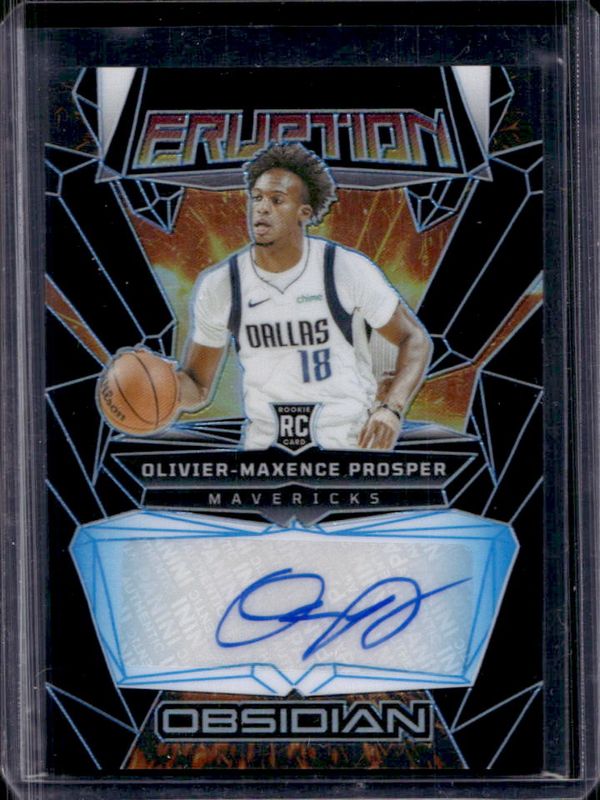 2023 Obsidian #RE-OMP Rookie Eruption Autographs - Electric Etch Blue /30