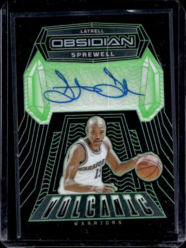 2023 Obsidian #VS-SPR Volcanic Signatures - Electric Etch Green /25