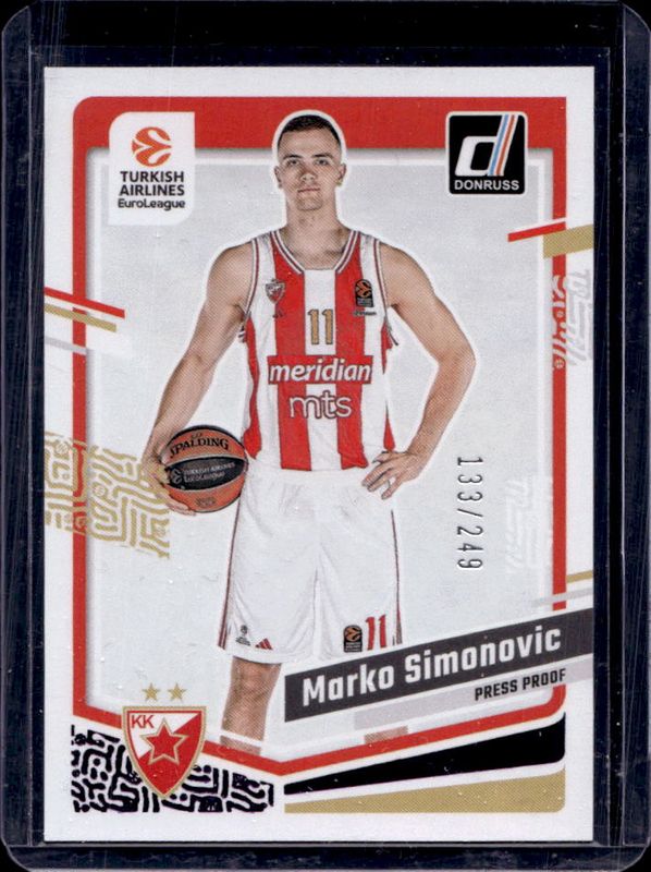 2023 Donruss EuroLeague #138 Press Proof Purple /249