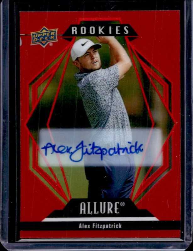 2024 Upper Deck Portfolio #AR-AF Allure Red Rainbow Parallel Rookie Autographs /199