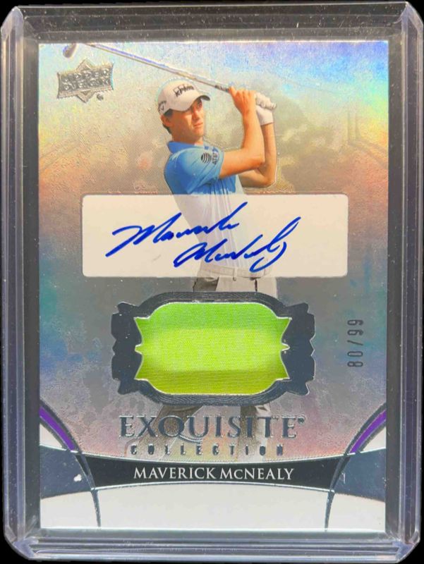 2024 Upper Deck Portfolio #EC-MM Exquisite Collection Auto Swatch /99