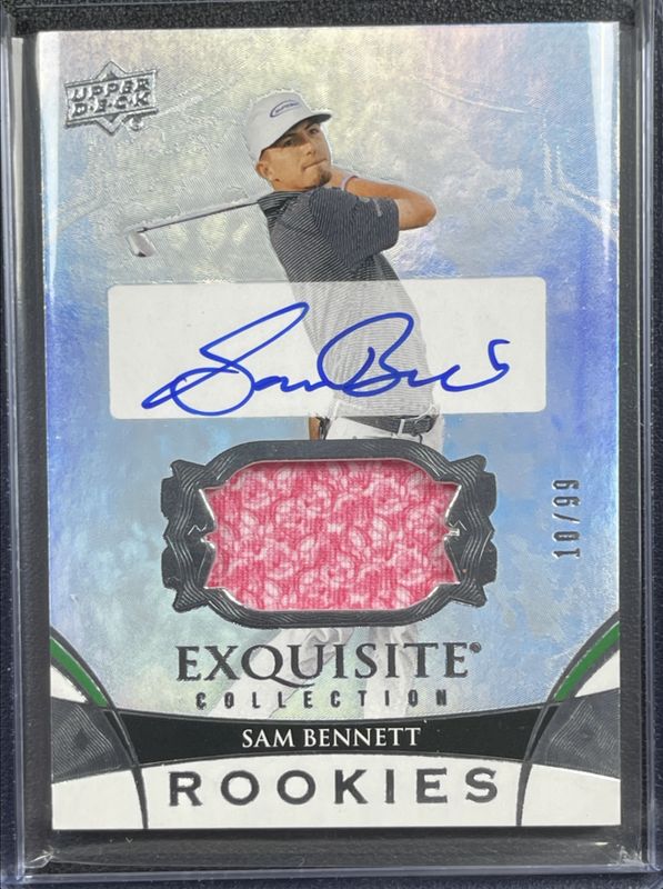 2024 Upper Deck Portfolio #EC-SB Exquisite Collection Auto Swatch Rookies /99