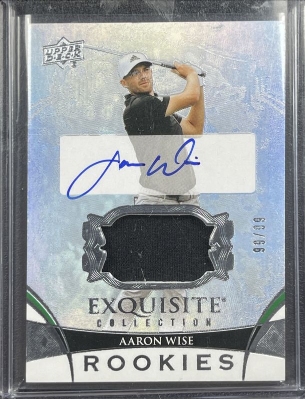 2024 Upper Deck Portfolio #EC-AW Exquisite Collection Auto Swatch Rookies /99
