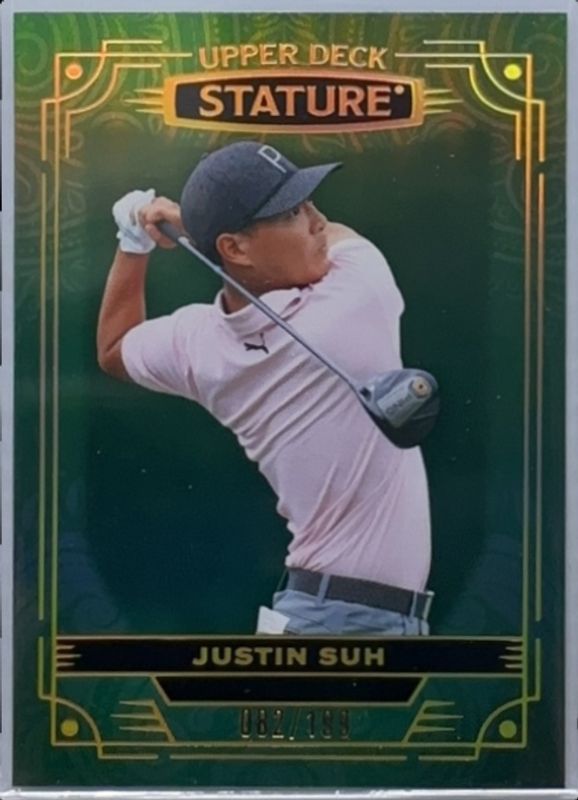 2024 Upper Deck Portfolio #8 Stature Green Parallel /199
