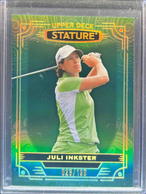 2024 Upper Deck Portfolio #19 Stature Green Parallel /199