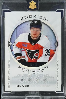 2024 Upper Deck Black Diamond #BDRR-MM 2015 Retro Diamond Relic Rookie Quad /49
