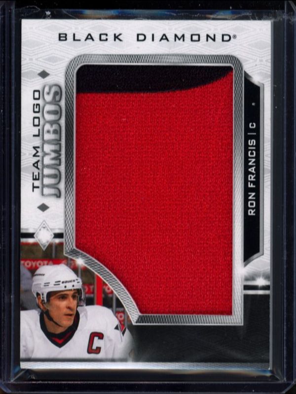 2024 Upper Deck Black Diamond #TL-RF Team Logo Jumbo Patch Puzzle Penguins Retro