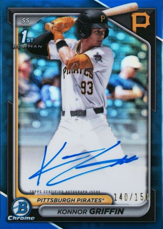 2024 Bowman Draft #CPA-KG Chrome Prospect Auto - Blue Refractor /150 (1st)