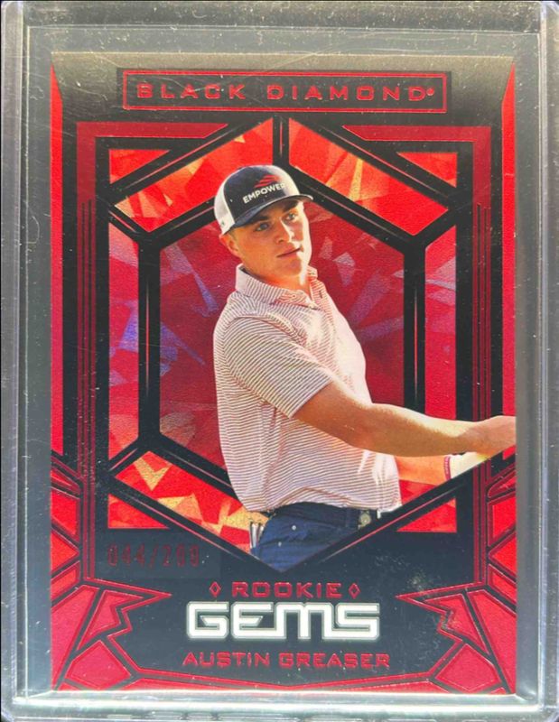 2024 Upper Deck Portfolio #RG-GR Black Diamond Rookie Gems Red Spectrum Parallel /299