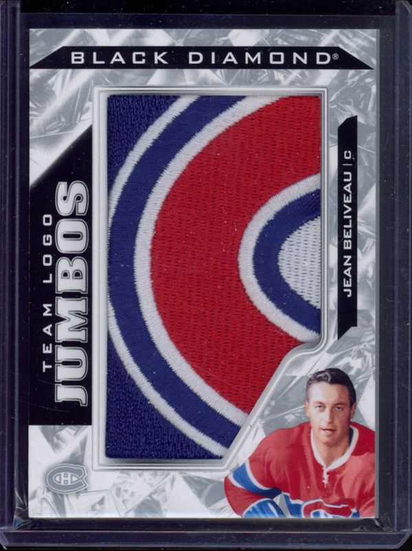 2024 Upper Deck Black Diamond #TL-JB Team Logo Jumbo Patch Puzzle Canadiens Retro