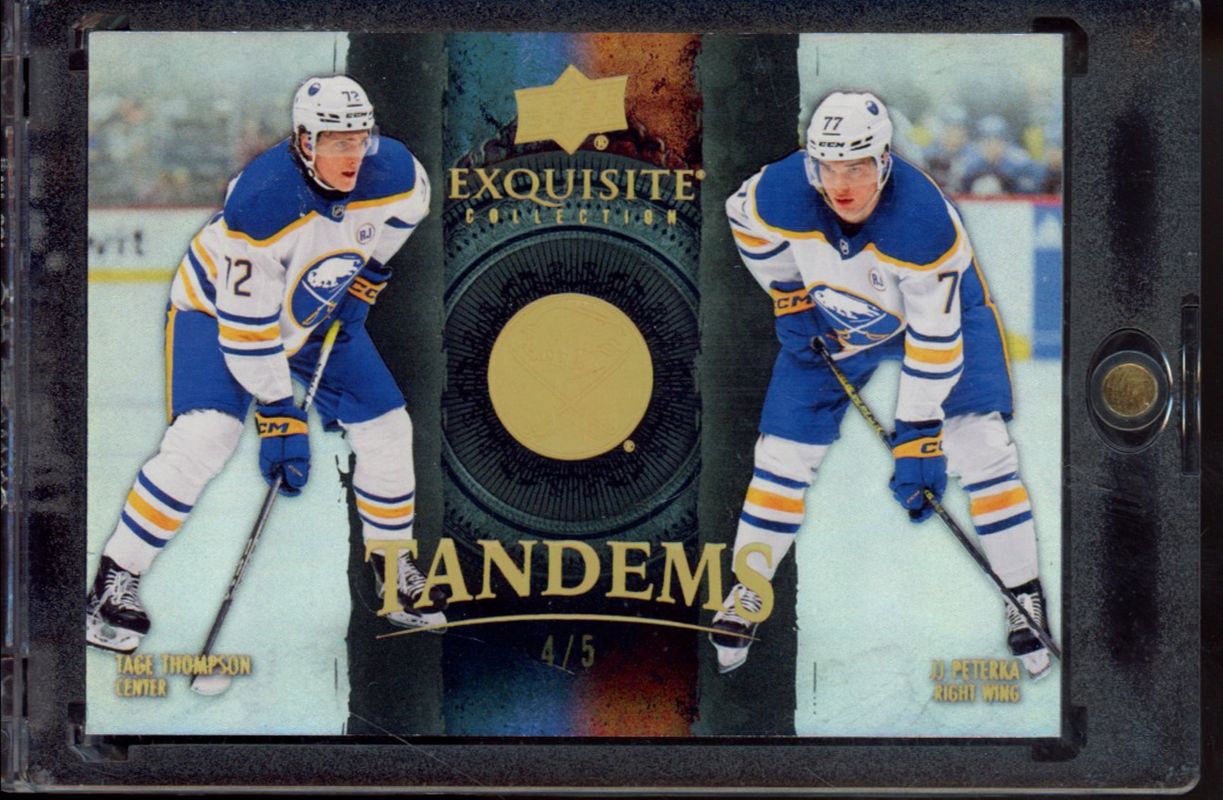 2024 Upper Deck Black Diamond #ET-TP Exquisite Collection Tandems Gold Spectrum /5