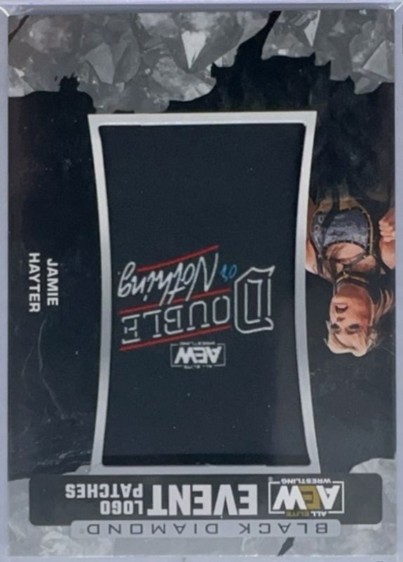 2024 Upper Deck AEW Black Diamond #LPDN-5 Event Logo Patches Double or Nothing