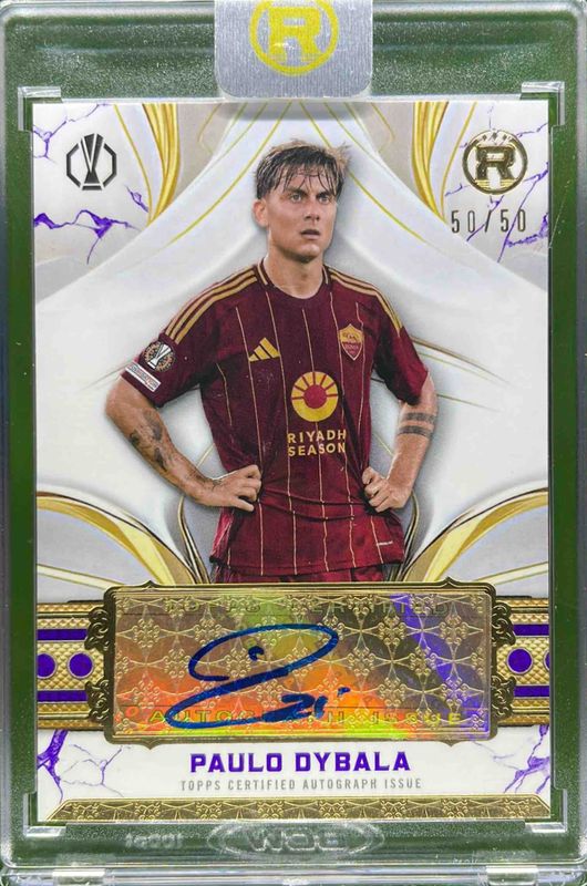 2024 Topps Reverence UEFA Club Competitions #RA-PY Reverence Autographs - Purple /50