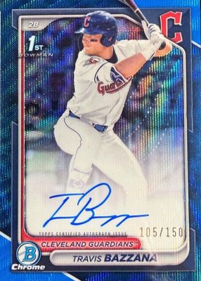 Travis Bazzana 2024 Bowman Draft #CPA-TB Chrome DP Auto (1st