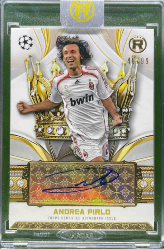 2024 Topps Reverence UEFA Club Competitions #CLA-AP Crowned Legend Autographs /99