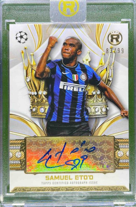 2024 Topps Reverence UEFA Club Competitions #CLA-SE Crowned Legend Autographs /99