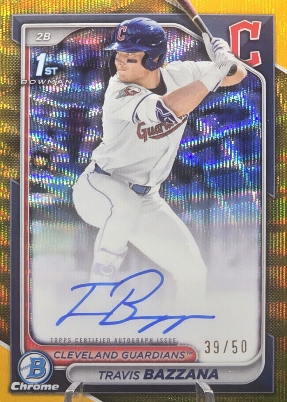 ドラフト全米1位Travis Bazzana 直筆サインMLB auto