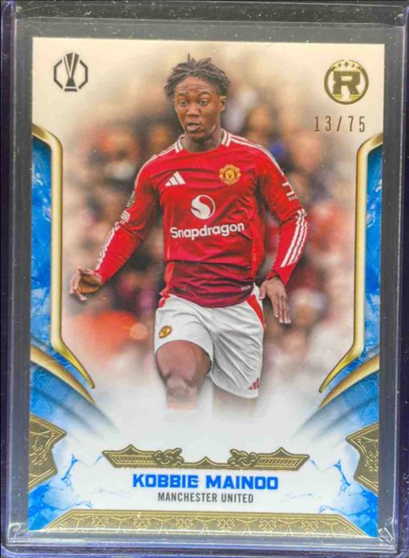 Kobbie Mainoo 2024 Topps Reverence UEFA Club Competitions #8 Blue